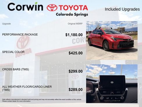 Used 2024 Toyota Corolla GR w/ Performance Package AWD/4WD image 4