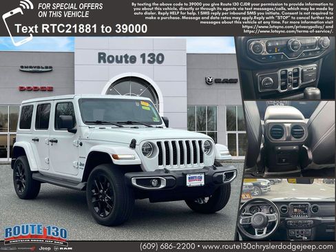 Used 2021 Jeep Wrangler Unlimited Sahara w/ Cold Weather Group image 1