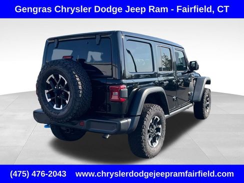 Certified 2025 Jeep Wrangler Unlimited Rubicon 4xe w/ Safety Group AWD/4WD image 7