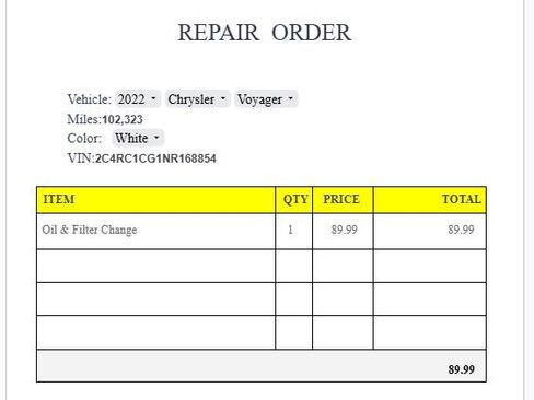 Used 2022 Chrysler Voyager LX image 26