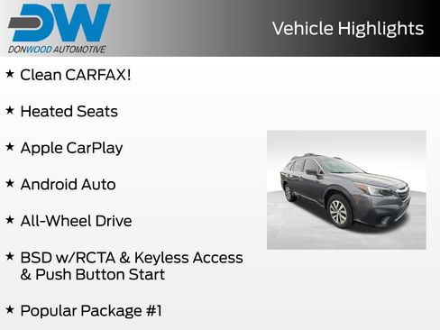 Used 2020 Subaru Outback Premium w/ Popular Package #1 AWD/4WD image 2