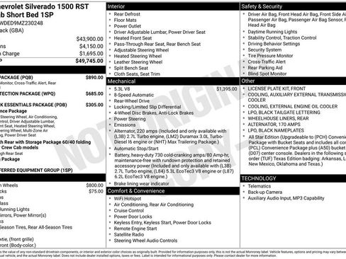 Used 2021 Chevrolet Silverado 1500 RST w/ Safety Package RWD image 6
