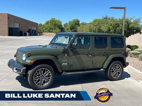 Used 2023 Jeep Wrangler Unlimited Sahara w/ Cold Weather Group AWD/4WD image 1
