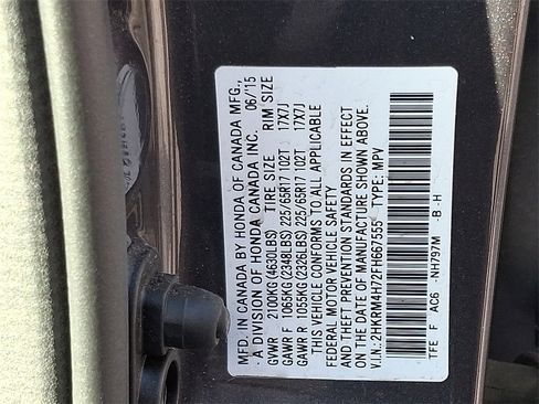 Used 2015 Honda CR-V EX-L image 26