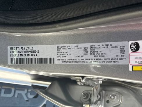 Used 2023 RAM 1500 Big Horn w/ Trailer Tow Group AWD/4WD image 17