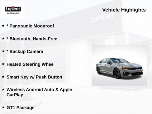 New 2026 Kia K5 GT w/ GT1 Package FWD image 5
