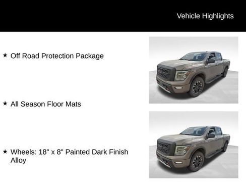 Used 2021 Nissan Titan PRO-4X w/ Off Road Protection Package AWD/4WD image 7