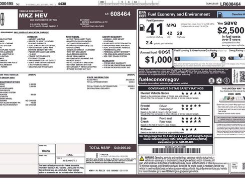 Used 2020 Lincoln MKZ Reserve w/ Luxury Package image 26