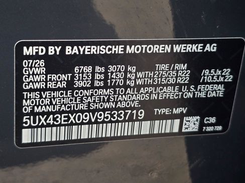 New 2027 BMW X6 M60i AWD/4WD image 30