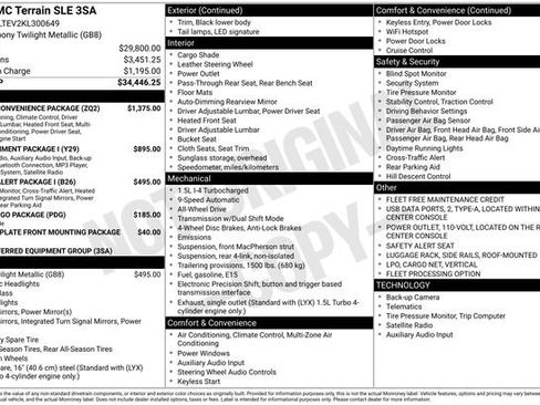 Used 2019 GMC Terrain SLE w/ Driver Convenience Package image 3