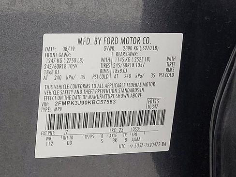 Used 2019 Ford Edge SEL FWD image 33