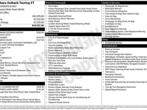 Used 2023 Subaru Outback Touring XT AWD/4WD image 4