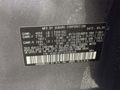 Certified 2025 Subaru Outback Touring image 16