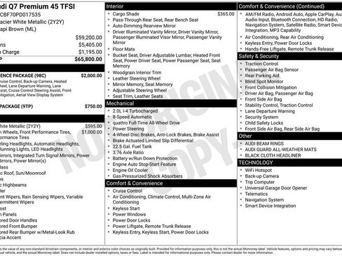 Used 2023 Audi Q7 2.0T Premium w/ Convenience Package image 11