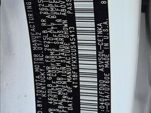 Used 2012 Toyota Camry LE FWD image 16
