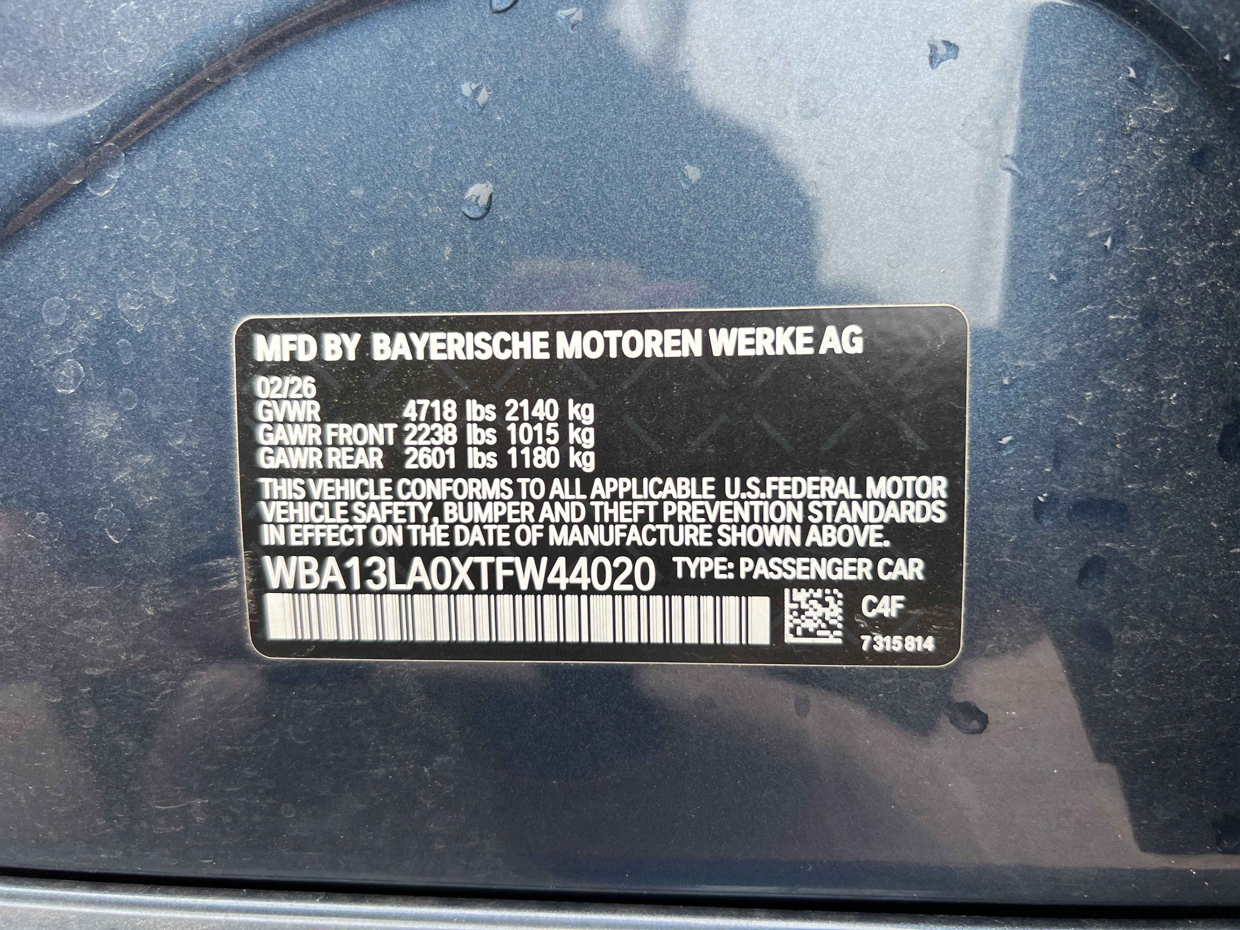 Certified 2026 BMW 330i Sedan RWD image 34