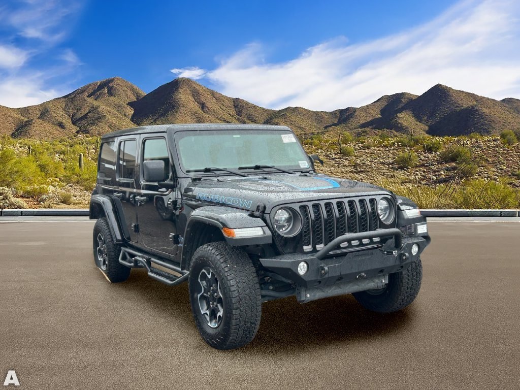 Used 2022 Jeep Wrangler Unlimited Rubicon 4xe AWD/4WD image 4