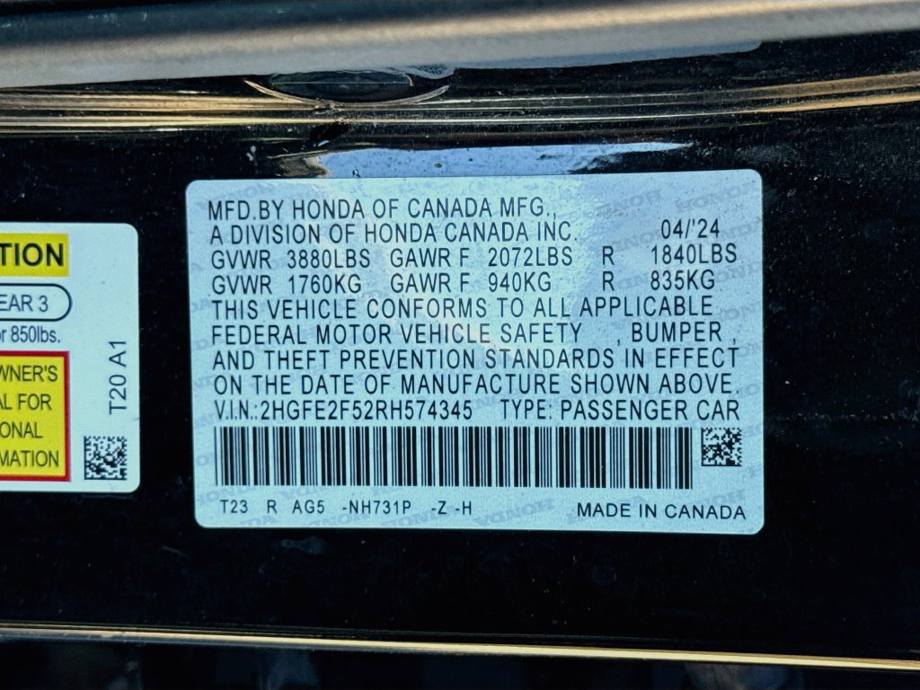 Used 2024 Honda Civic Sport image 31