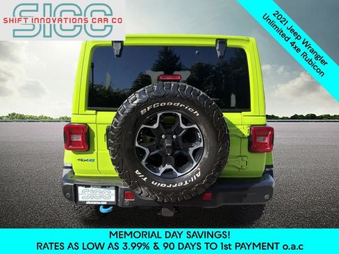 Used 2021 Jeep Wrangler Unlimited Rubicon 4xe w/ Steel Bumper Group AWD/4WD image 6