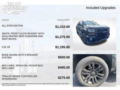 Used 2016 Chevrolet Silverado 1500 LT w/ All Star Edition AWD/4WD image 11