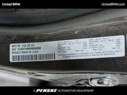 Used 2021 RAM 1500 Limited image 16