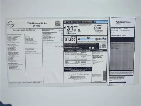 New 2026 Nissan Kicks SV w/ Illumination Package FWD image 21