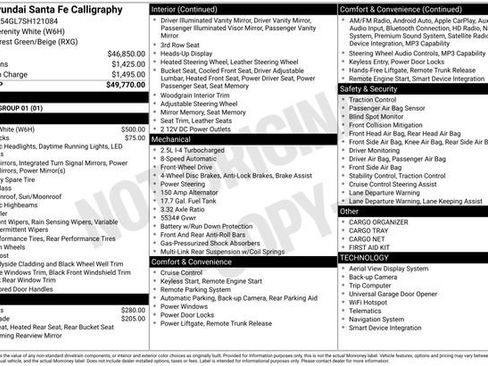 Used 2025 Hyundai Santa Fe Calligraphy FWD image 43