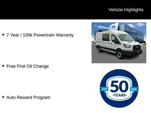 Certified 2024 Ford Transit 250 148 Medium Roof w/ Load Area Protection Package image 7