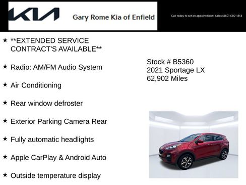 Certified 2021 Kia Sportage LX AWD/4WD image 14