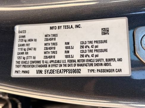 Used 2023 Tesla Model 3 Standard Range RWD image 23
