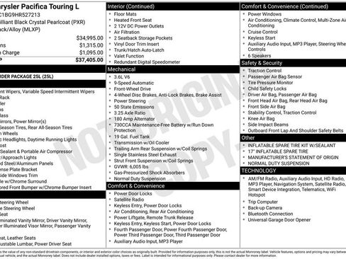 Used 2017 Chrysler Pacifica Touring-L FWD image 10