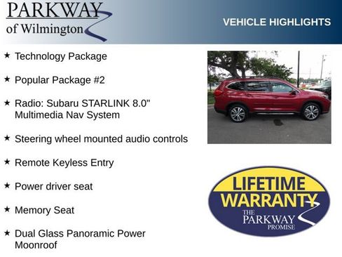 Used 2021 Subaru Ascent Limited w/ Technology Package AWD/4WD image 9