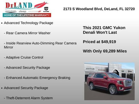 Used 2021 GMC Yukon Denali w/ Denali Premium Package image 24