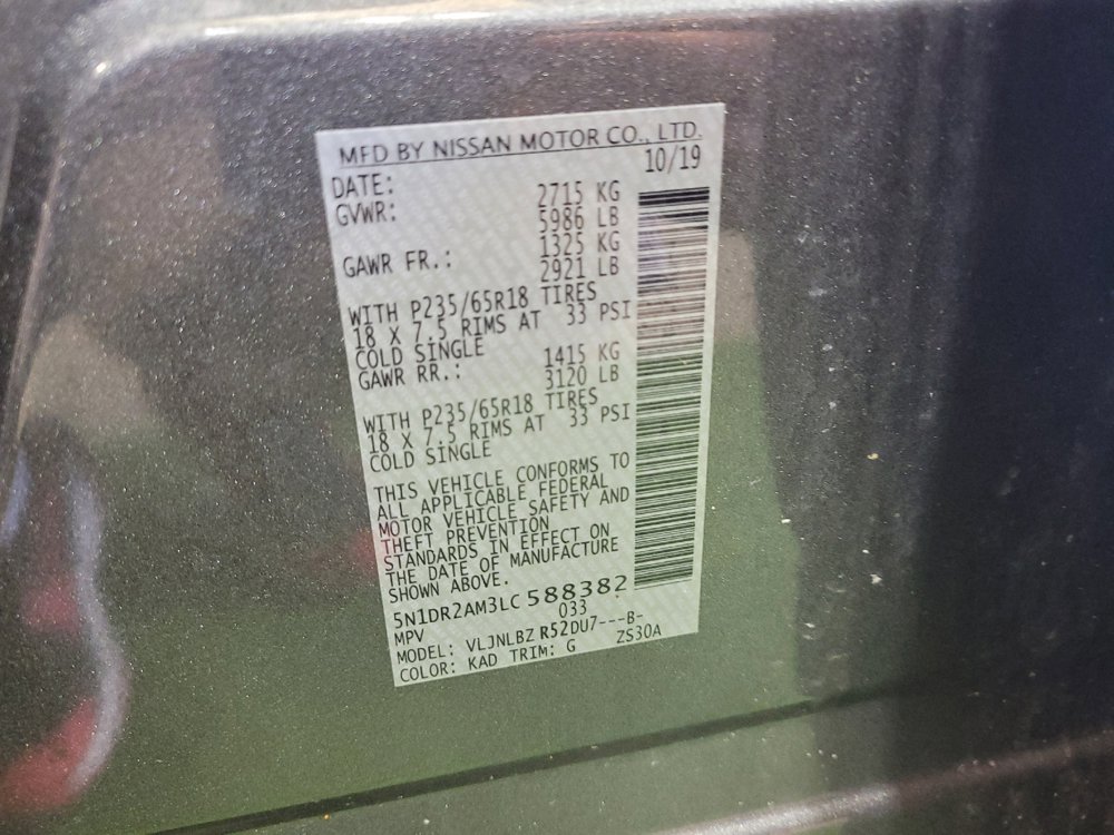 Used 2020 Nissan Pathfinder S AWD/4WD image 33