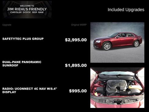 Used 2018 Chrysler 300 Limited w/ Safetytec Plus Group image 10