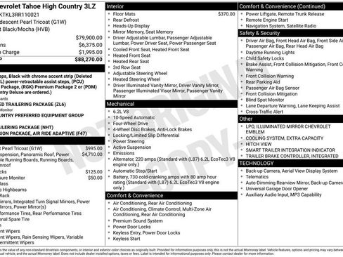 Certified 2024 Chevrolet Tahoe High Country AWD/4WD image 47