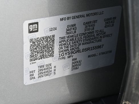 Certified 2025 Cadillac Escalade Sport Platinum w/ LPO, Floor Liner Package AWD/4WD image 30