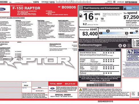 Used 2024 Ford F150 Raptor AWD/4WD image 25