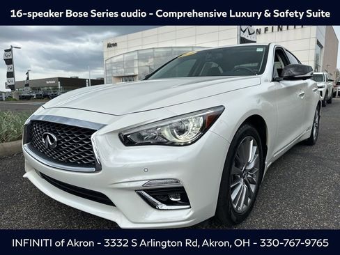 Certified 2023 INFINITI Q50 Luxe w/ Cargo Package AWD/4WD image 1