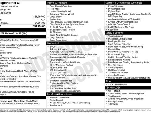 New 2025 Dodge Hornet GT image 12