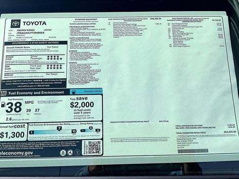 New 2026 Toyota Crown Signia Limited image 20