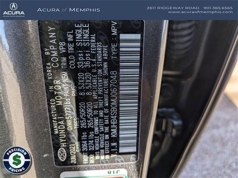 Used 2021 Genesis GV80 2.5T w/ Prestige Package 05 image 30