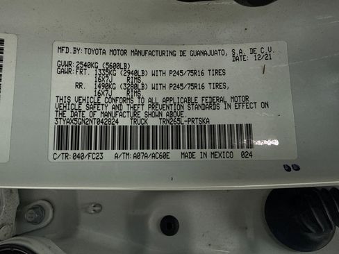 Used 2022 Toyota Tacoma SR5 image 53