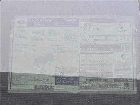 New 2025 Ford Bronco Sport Big Bend w/ Convenience Package AWD/4WD image 17