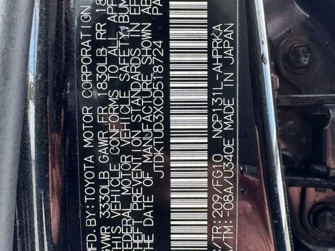 Used 2012 Toyota Yaris LE image 20