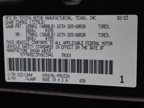 Used 2023 Toyota Tundra 1794 Edition image 17