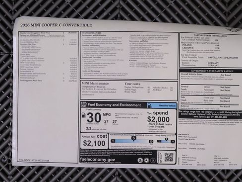 Used 2026 MINI Cooper Convertible image 18