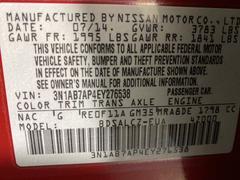 Used 2014 Nissan Sentra S image 35