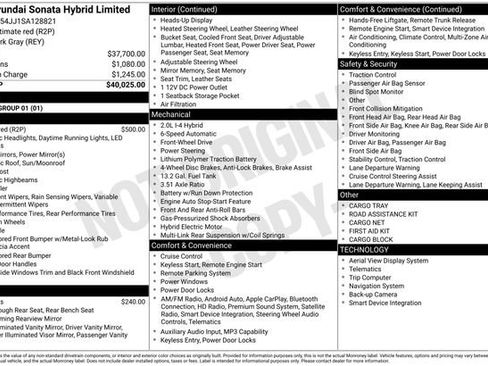 New 2025 Hyundai Sonata Limited image 18