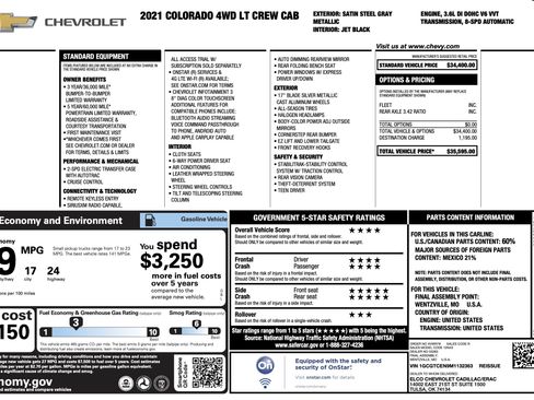 Used 2021 Chevrolet Colorado LT image 4